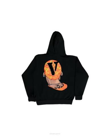 alkuun Vlone Rodman airbrush huppari musta miehet 24N089