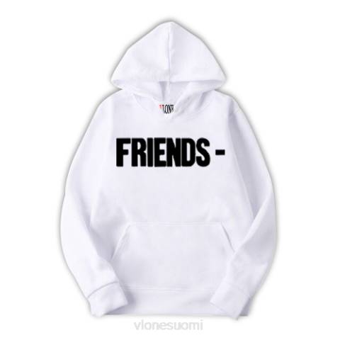 alkuun Vlone blackout friends huppari valkoinen miehet 24N023