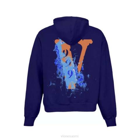 alkuun Vlone juice wrld 999 huppari, violetti miehet 24N014