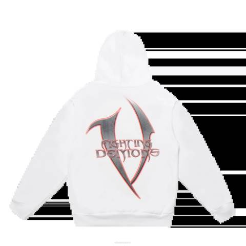 alkuun Vlone juice wrld blade huppari valkoinen miehet 24N04