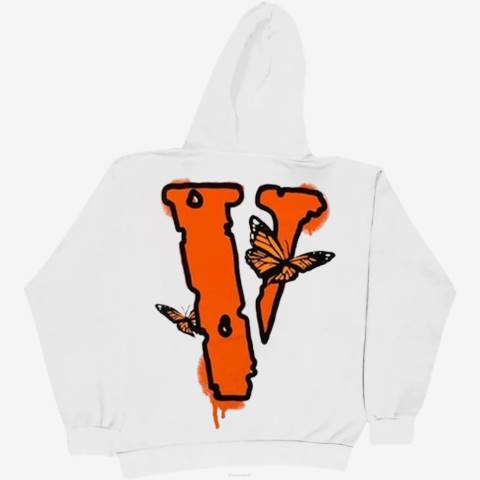 alkuun Vlone juice wrld butterfly huppari musta miehet 24N020
