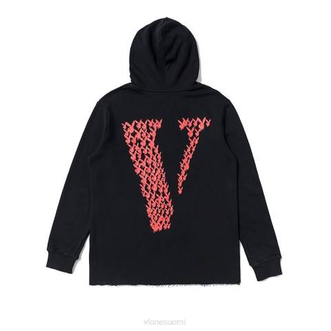 alkuun Vlone playboy bunny face v huppari miehet 24N076