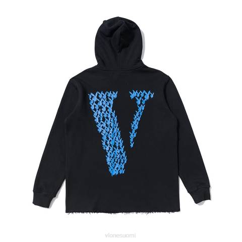 alkuun Vlone playboy bunny face v huppari miehet 24N076