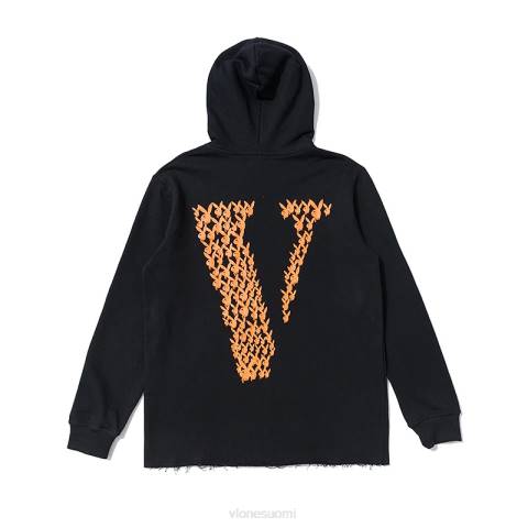 alkuun Vlone playboy bunny face v huppari miehet 24N076