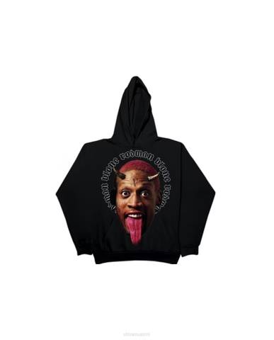 alkuun Vlone rodman devil huppari musta miehet 24N087