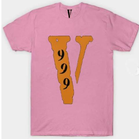 alkuun Vlone 999 koko t-paita miehet 24N0306