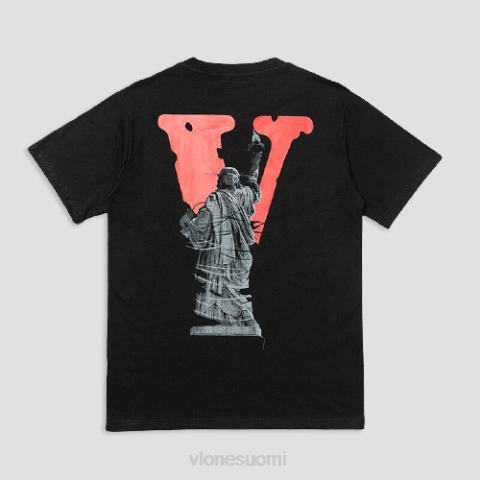 alkuun Vlone Vapaudenpatsas hip hop t-paita miehet 24N0299