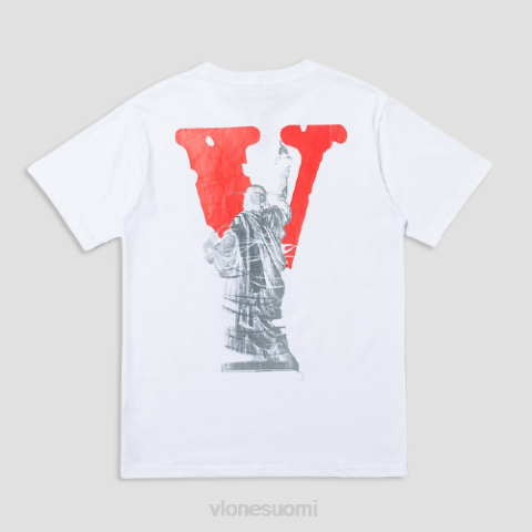 alkuun Vlone Vapaudenpatsas hip hop t-paita miehet 24N0299