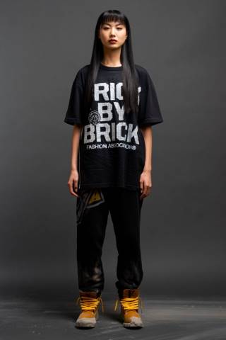 alkuun Vlone bbb-yhdistyksen t-paita strassikiviä miehet 24N0113