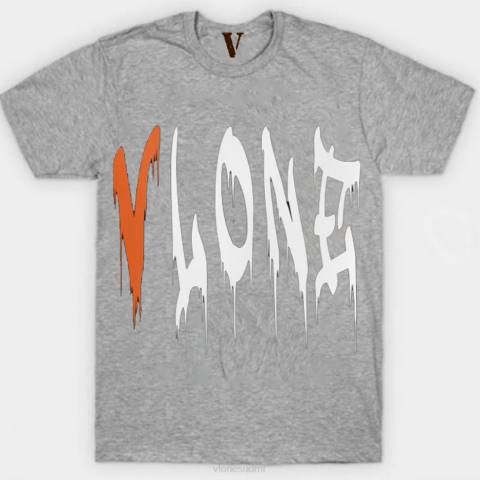 alkuun Vlone blood fall t-paita miehet 24N0277