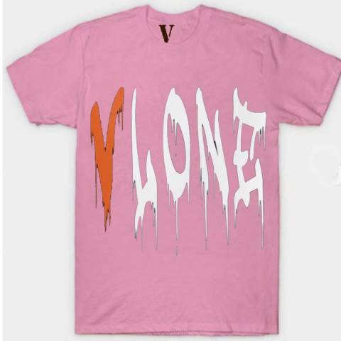 alkuun Vlone blood fall t-paita miehet 24N0277