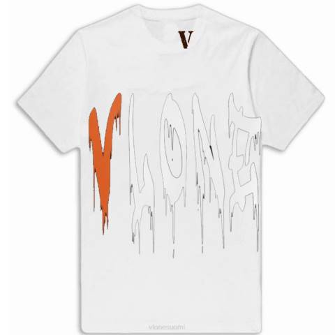 alkuun Vlone blood fall t-paita miehet 24N0277