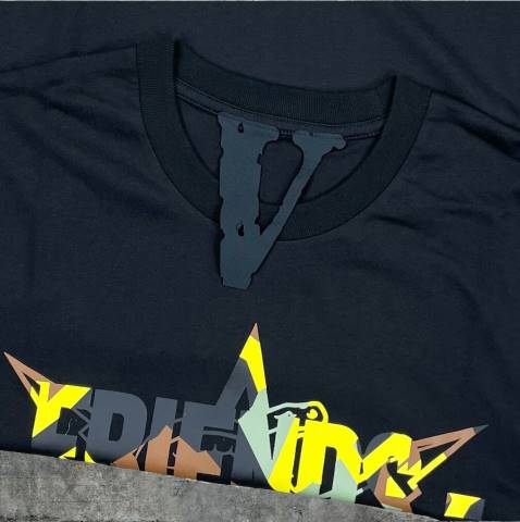 alkuun Vlone call of duty friends puuvillainen t-paita miehet 24N0258