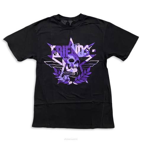 alkuun Vlone call of duty violetti camo t-paita miehet 24N0259