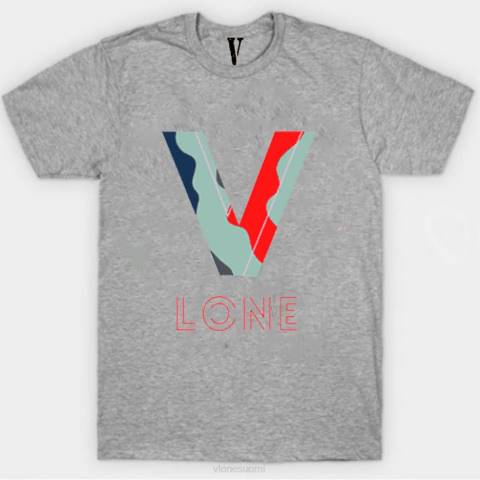 alkuun Vlone camo kuviollinen t-paita miehet 24N0290