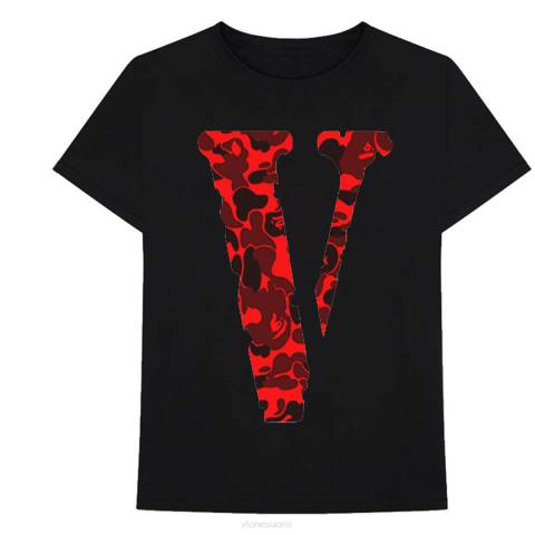 alkuun Vlone camo t-paita miehet 24N0126