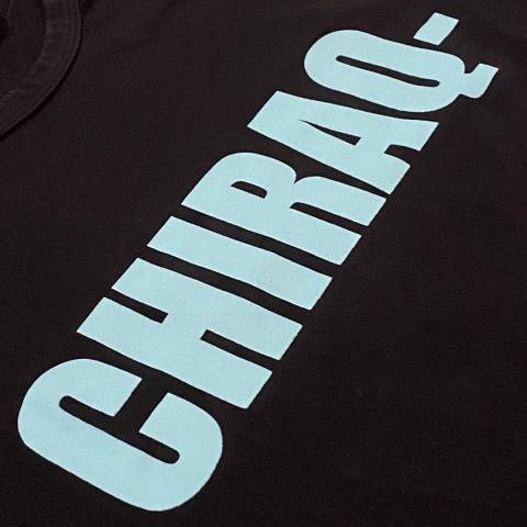 alkuun Vlone chiraq tee musta miehet 24N0228