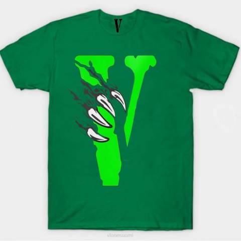 alkuun Vlone claws t-paita miehet 24N0291