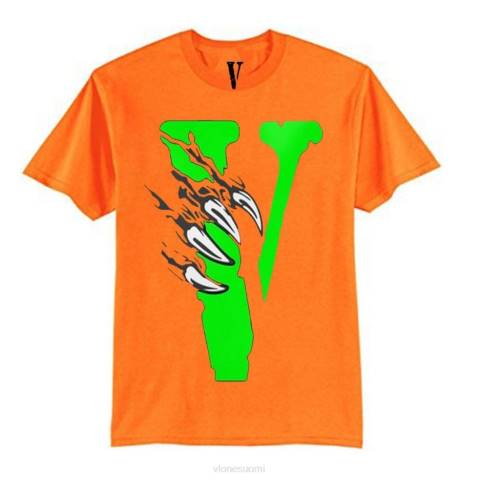 alkuun Vlone claws t-paita miehet 24N0291