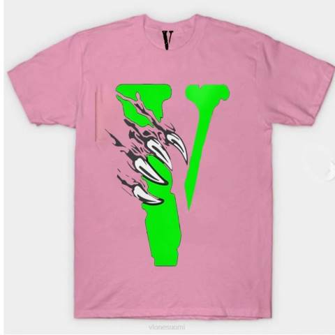 alkuun Vlone claws t-paita miehet 24N0291