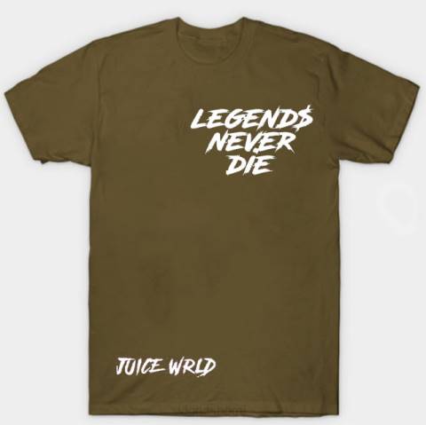 alkuun Vlone juice wrld inferno tee keltainen aikuisille miehet 24N0150