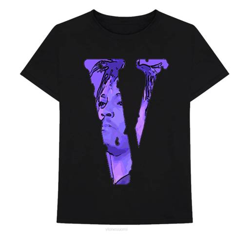alkuun Vlone juice wrld legends never die t paita edessä miehet 24N0145