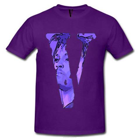 alkuun Vlone juice wrld legends never die t paita edessä miehet 24N0145