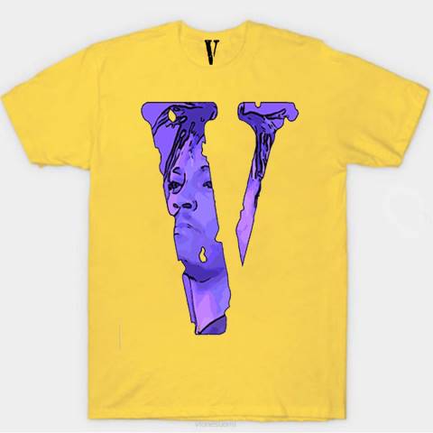 alkuun Vlone juice wrld legends never die t paita edessä miehet 24N0145