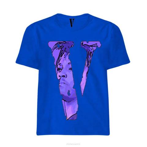alkuun Vlone juice wrld legends never die t paita edessä miehet 24N0145