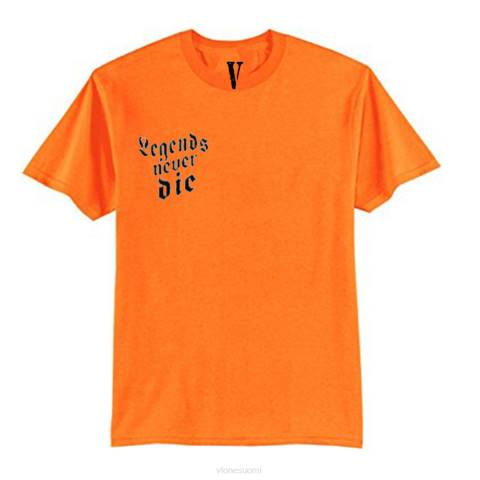 alkuun Vlone juice wrld legends never die t-paita miehet 24N0146