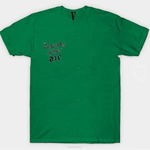 alkuun Vlone juice wrld legends never die t-paita miehet 24N0146