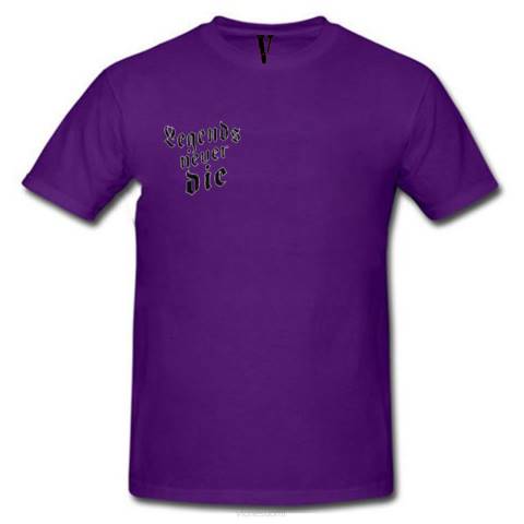 alkuun Vlone juice wrld legends never die t-paita miehet 24N0146