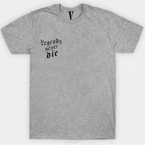 alkuun Vlone juice wrld legends never die t-paita miehet 24N0146