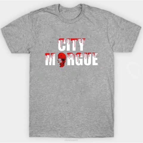 alkuun Vlone kaupungin ruumishuoneen koirien t-paita miehet 24N0323