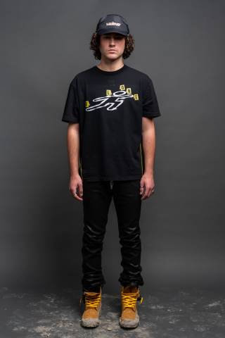 alkuun Vlone älä laita itseäsi musta t-paita miehet 24N0105