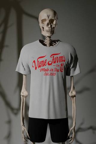 alkuun Vlone leikkaa & kylvä t-paita miehet 24N0102