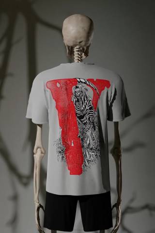 alkuun Vlone leikkaa & kylvä t-paita miehet 24N0102