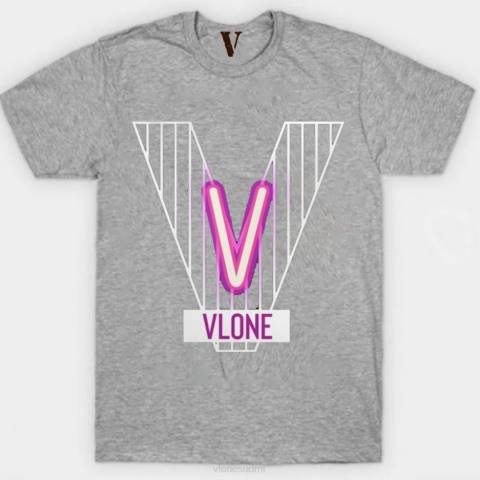 alkuun Vlone mökki palo t-paita miehet 24N0274