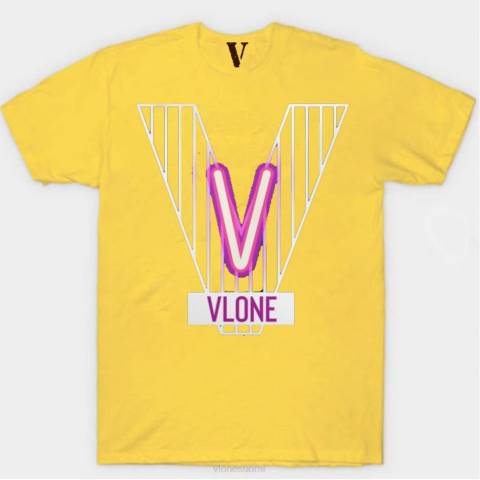 alkuun Vlone mökki palo t-paita miehet 24N0274