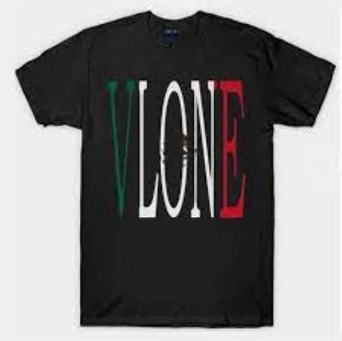 alkuun Vlone meksikolainen t-paita miehet 24N0347