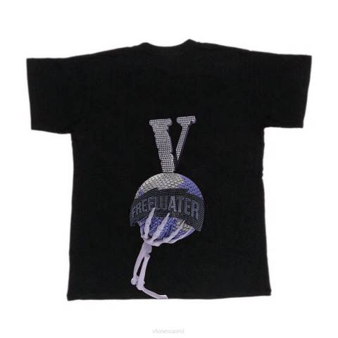 alkuun Vlone musta ilmainen vesipaita miehet 24N0229