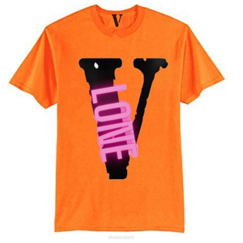 alkuun Vlone musta sävyinen t-paita miehet 24N0280