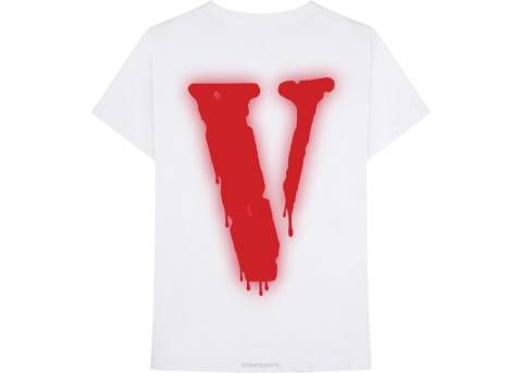 alkuun Vlone nav drip t-paita miehet 24N0340