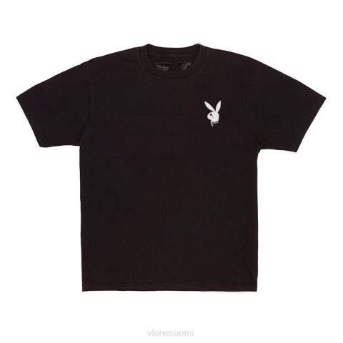 alkuun Vlone playboy carti pupu musta t-paita miehet 24N0201