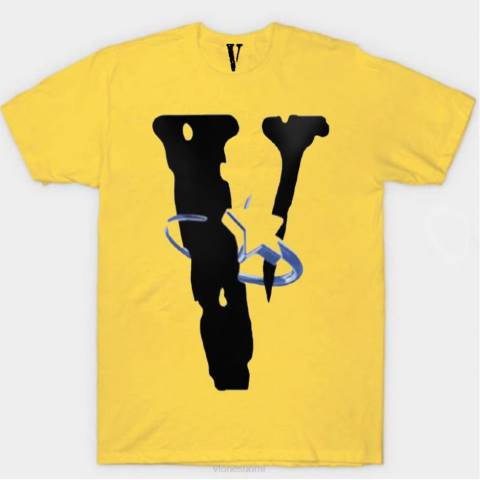 alkuun Vlone pop savu t-paita miehet 24N0302