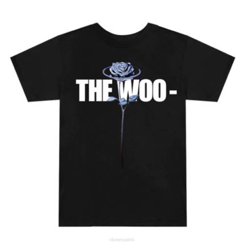 alkuun Vlone pop savu woo t-paita miehet 24N0341