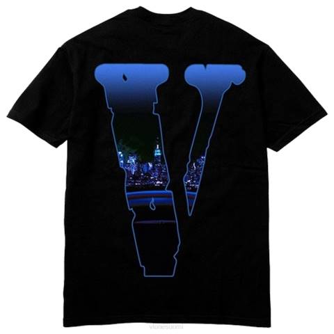 alkuun Vlone pop savuaseistautunut ja vaarallinen t-paita miehet 24N0131