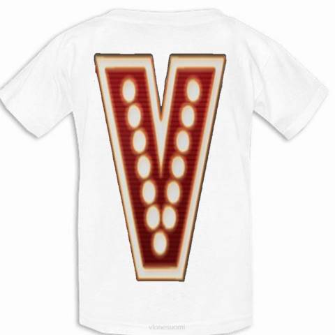 alkuun Vlone punainen valo t-paita miehet 24N0271