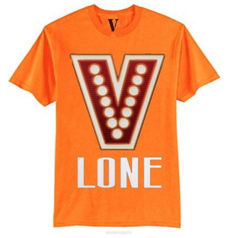 alkuun Vlone punainen valo t-paita miehet 24N0271