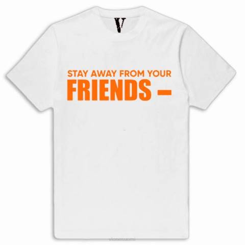 alkuun Vlone pysy kaukana ystäväsi t-paidosta miehet 24N0283